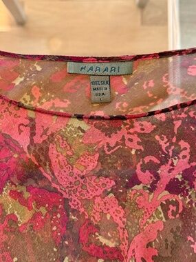 Harari Silk Sheer Blouse